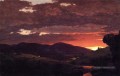 TwilightShort arbitertwixt jour et nuit paysage Fleuve Hudson Frederic Edwin Church